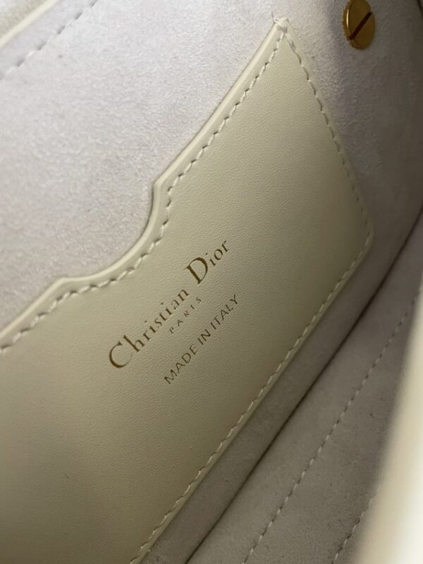 Replica Dior Bobby East-West White - realistic designer-inspired fake bag