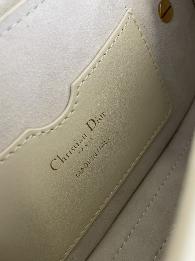 Replica Dior Bobby East-West White - realistic designer-inspired fake bag