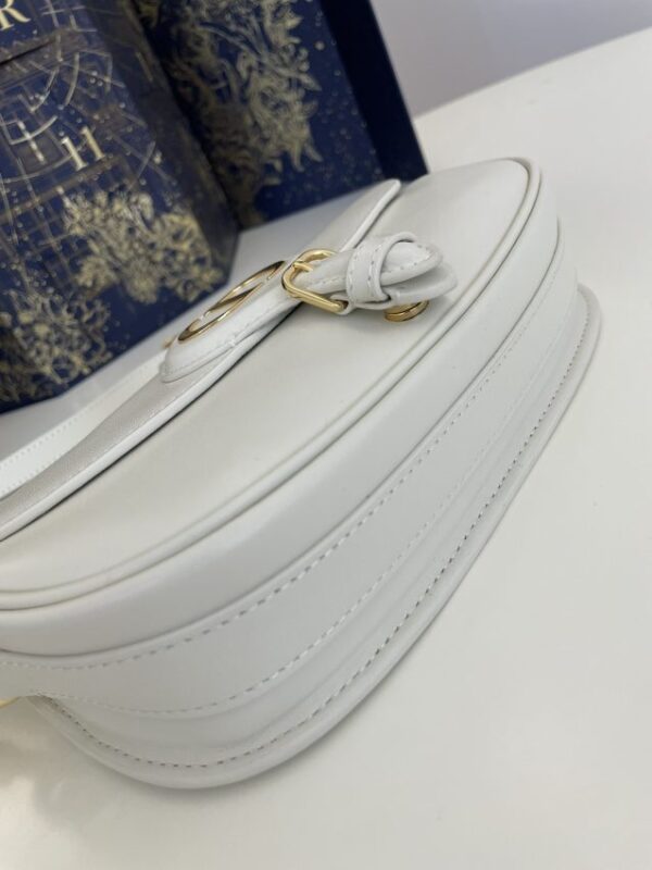 Replica Dior Bobby East-West White - best quality luxury bag dupe