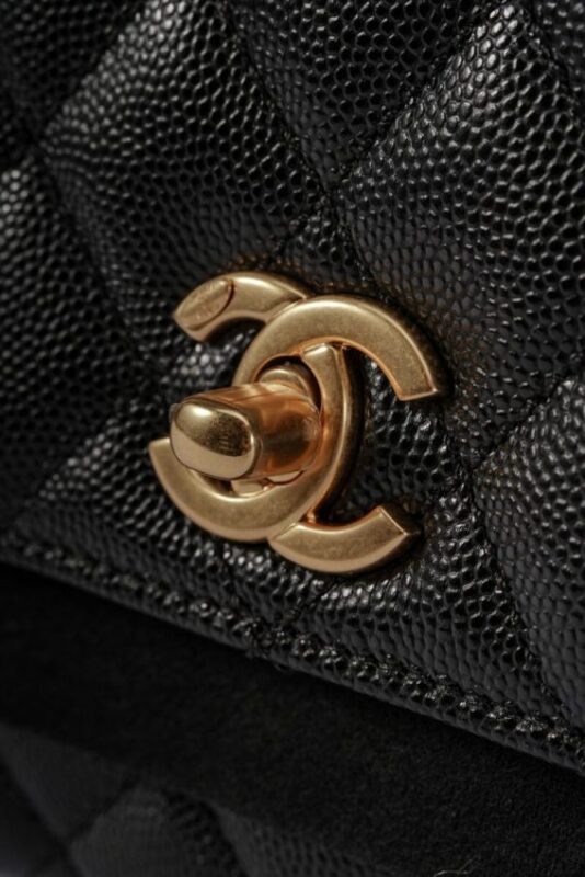 Replica CHANEL 23P Coco Black - top-tier luxury replica shoulder bag