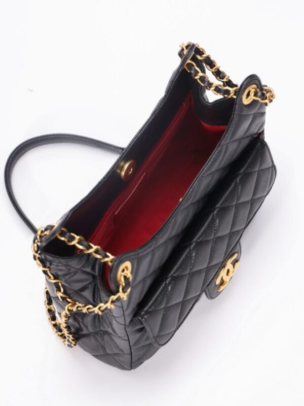 Replica CHANEL Hobo Medium Black - high-accuracy replica luxury purse