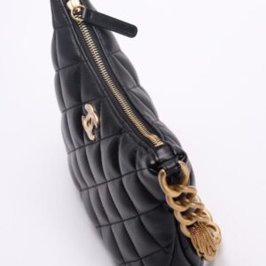 Replica CHANEL Chain Hobo Black - high-end fake designer purse