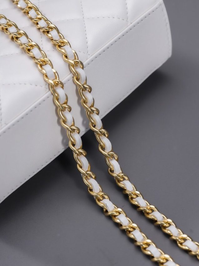 Replica CHANEL 23B Pearl White Handle Bag - realistic designer-inspired fake bag