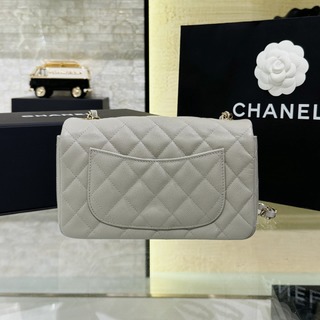 Replica CHANEL Classic Flap 20cm Gray - 1:1 designer replica handbag