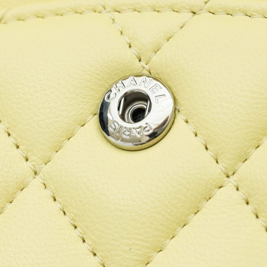 Replica CHANEL Classic Flap 25cm Yellow - best quality luxury bag dupe