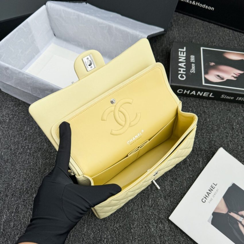 Replica CHANEL Classic Flap 25cm Yellow - top-rated replica designer bag