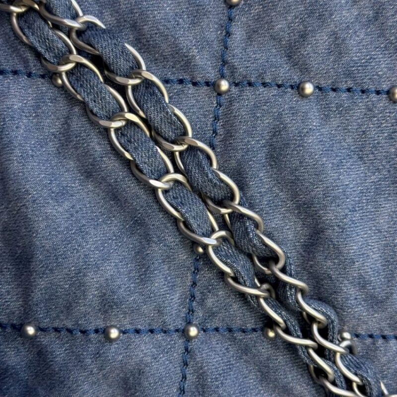 Replica CHANEL 22 Medium Handbag Denim - 1:1 designer replica handbag