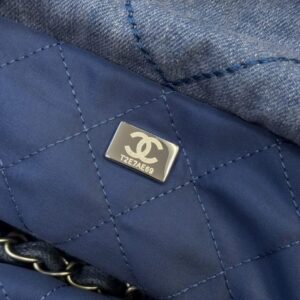 Replica CHANEL 22 Medium Handbag Denim - high-quality designer bag clone