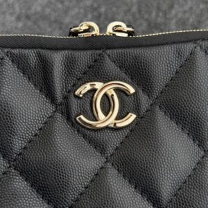 Replica CHANEL 24p Dumpling Bag Black - elite superclone designer purse
