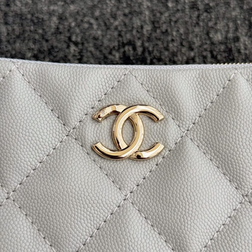 Replica CHANEL 24p Dumpling Bag Gray - high-accuracy replica luxury purse