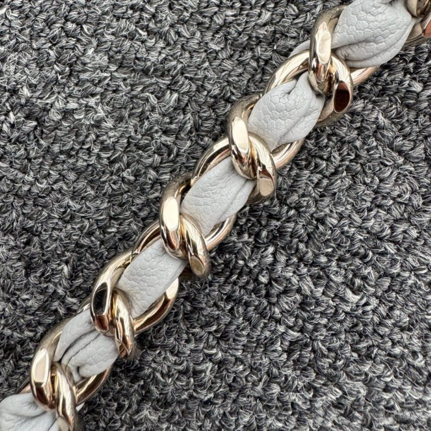 Replica CHANEL 24p Dumpling Bag Gray - realistic designer-inspired fake bag