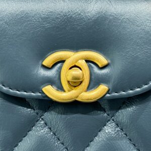 Replica CHANEL 23k Kelly Grey-Blue - ultra-realistic fake designer tote
