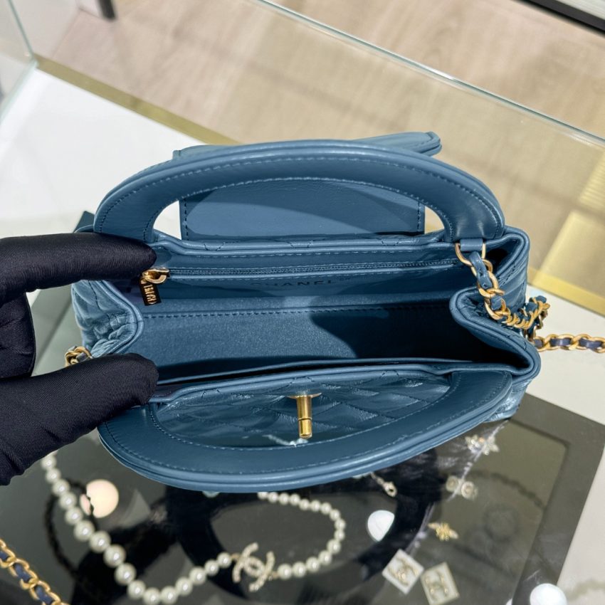 Replica CHANEL 23k Kelly Grey-Blue - best quality luxury bag dupe