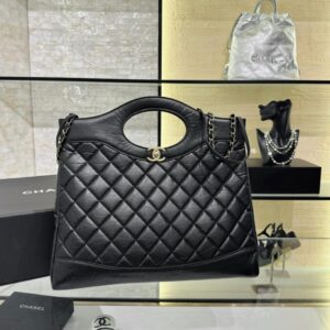 Replica CHANEL 31Bag Large Black - elite superclone designer purse