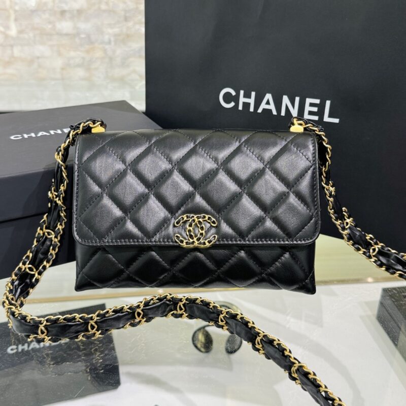 Replica CHANEL 19 Mini Flap Bag - top-rated replica designer bag