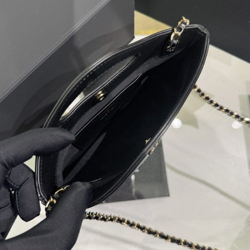 Replica CHANEL 24s Mini Horizontal Black - premium 1:1 fake handbag model
