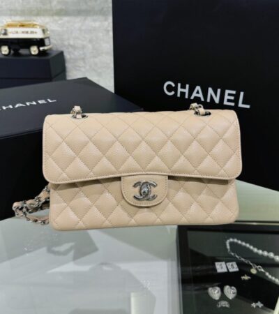 Replica CHANEL Classic Flap 23cm Apricot - high-end fake designer purse