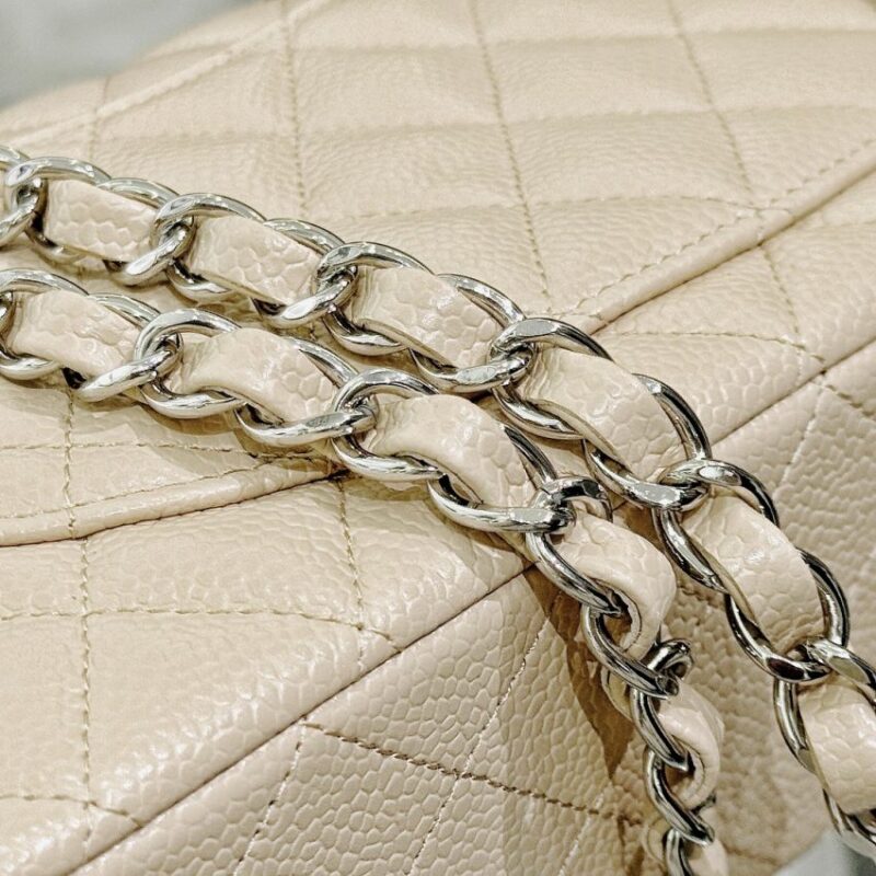 Replica CHANEL Classic Flap 23cm Apricot - top-rated replica designer bag