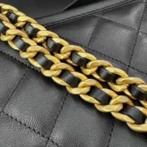 Replica CHANEL 24s Hobo Black - best quality luxury bag dupe