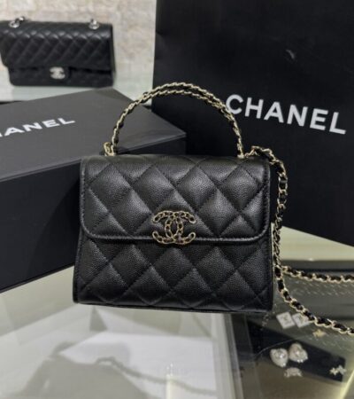 Replica CHANEL 23k Kelly Handle - near-authentic luxury replica handbag