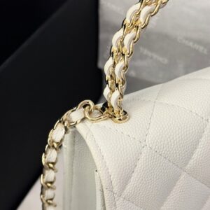 Replica CHANEL 23P Kelly Handle White - high-quality designer bag clone
