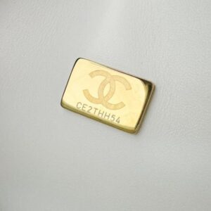 Replica CHANEL Classic Flap 25cm White - best quality luxury bag dupe