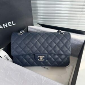 Replica CHANEL Classic Flap 25cm Dark Blue - elite superclone designer purse