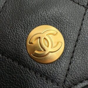Replica CHANEL 24p Postman Bag Small Black - best quality luxury bag dupe