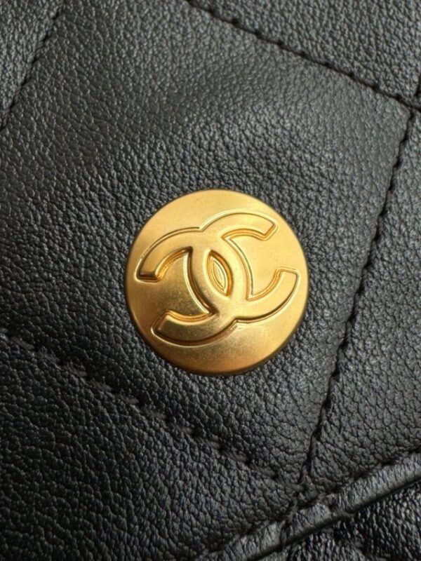 Replica CHANEL 24p Postman Bag Small Black - best quality luxury bag dupe