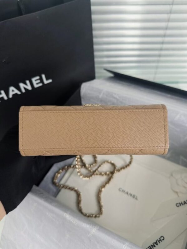 Replica CHANEL 23P Kelly Handle Milk Tea - realistic designer-inspired fake bag