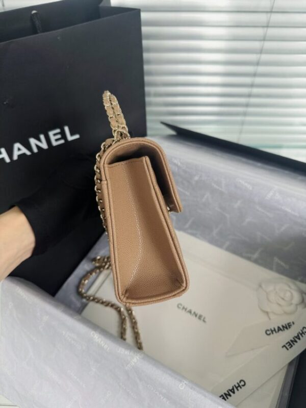 Replica CHANEL 23P Kelly Handle Milk Tea - ultra-realistic fake designer tote