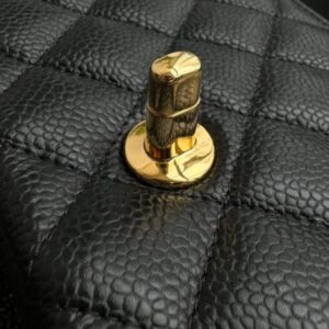 Replica CHANEL Classic Flap 20cm Black Caviar - premium-grade designer purse dupe