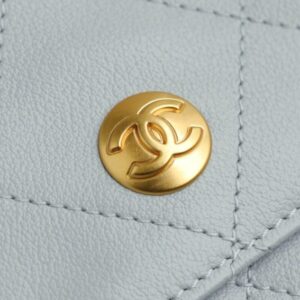 Replica CHANEL 24p Postman Small Light Blue - near-authentic luxury replica handbag