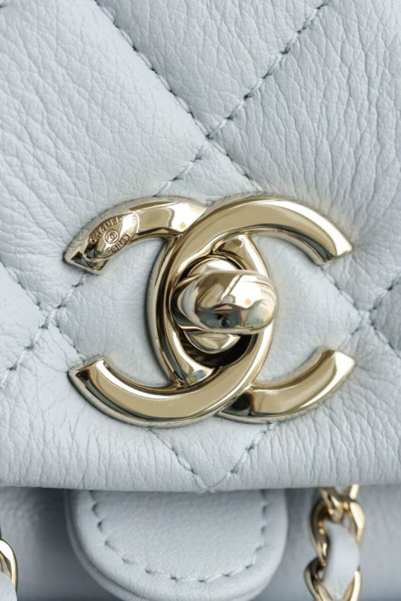 Replica CHANEL 23A Backpack Small Light Blue - 1:1 designer replica handbag