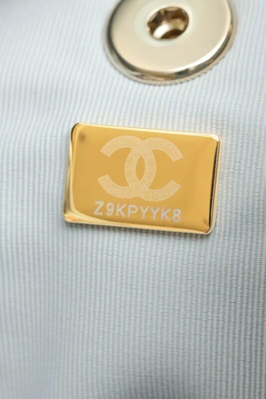 Replica CHANEL 23A Backpack Small Light Blue - near-authentic luxury replica handbag