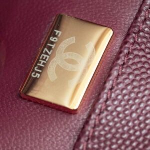 Replica CHANEL 23P Coco Burgundy - 1:1 designer replica handbag