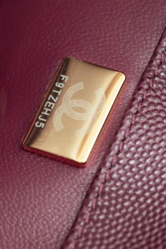 Replica CHANEL 23P Coco Burgundy - 1:1 designer replica handbag
