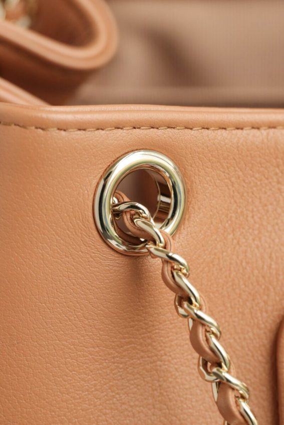 Replica CHANEL 23A Backpack Small Caramel - best quality luxury bag dupe