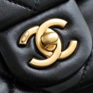 Replica CHANEL CF Double Pearl Black - premium 1:1 fake handbag model