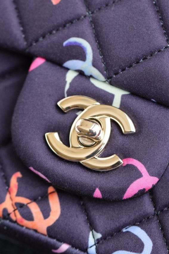 Replica CHANEL 24s Graffiti Classic Flap Mini - realistic designer-inspired fake bag
