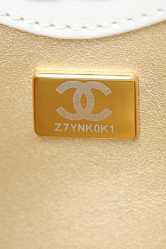 Replica CHANEL 24s Double Pearl White - high-end fake designer purse