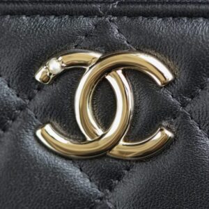 Replica CHANEL 24s Pearl Handle Box Black - top-rated replica designer bag