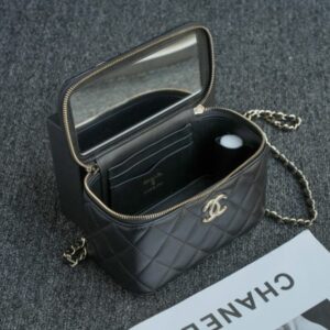 Replica CHANEL 24s Pearl Handle Box Black - best-selling designer handbag dupe