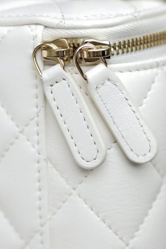 Replica CHANEL 24s Pearl Handle Box White - elite superclone designer purse