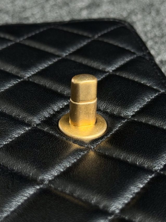 Replica CHANEL 24s Double Pearl Woc Black - top-rated replica designer bag