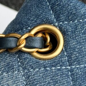 Replica CHANEL Classic Flap 20cm Denim - authentic-look luxury purse replica