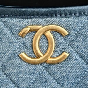 Replica CHANEL 23S Hobo Denim - high-accuracy replica luxury purse