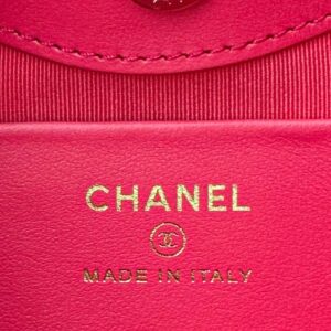 Replica CHANEL 24s Mini Horizontal Rose Red - high-quality designer bag clone