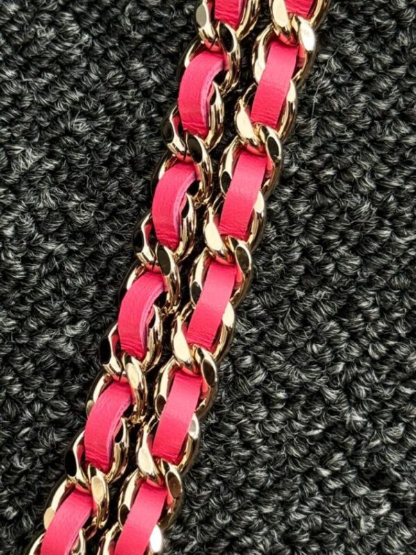 Replica CHANEL 24s Mini Horizontal Rose Red - top-tier luxury replica shoulder bag