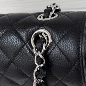 Replica CHANEL Classic Flap 23cm Black Silver - high-end fake designer purse